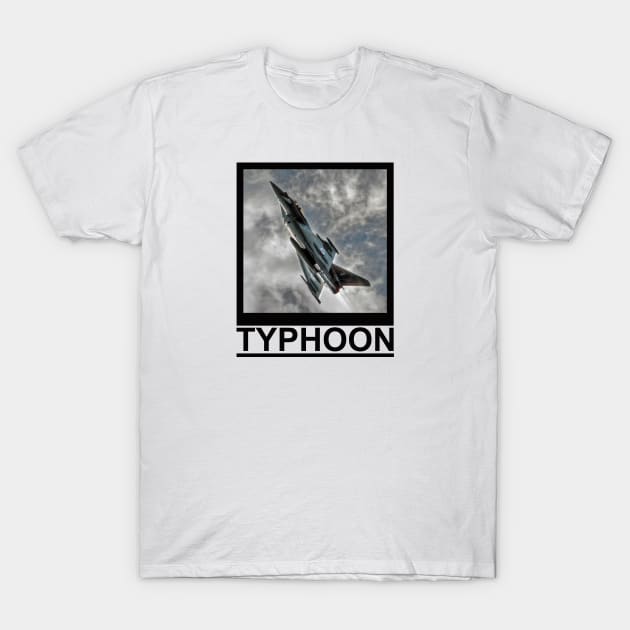 RAF Typhoon T-Shirt by SteveHClark